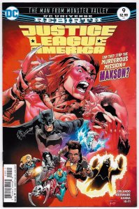 Justice League of America #9 Rebirth Main Cvr (DC, 2017) NM