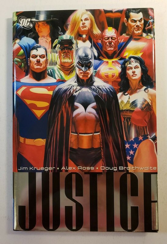 JUSTICE VOLUME 1 HARD COVER GRAPHIC NOVEL ALEX ROSS