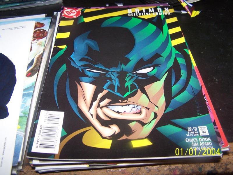detective comics # 716  batman +ROBIN  GOTHAM JIM APARO ART  !