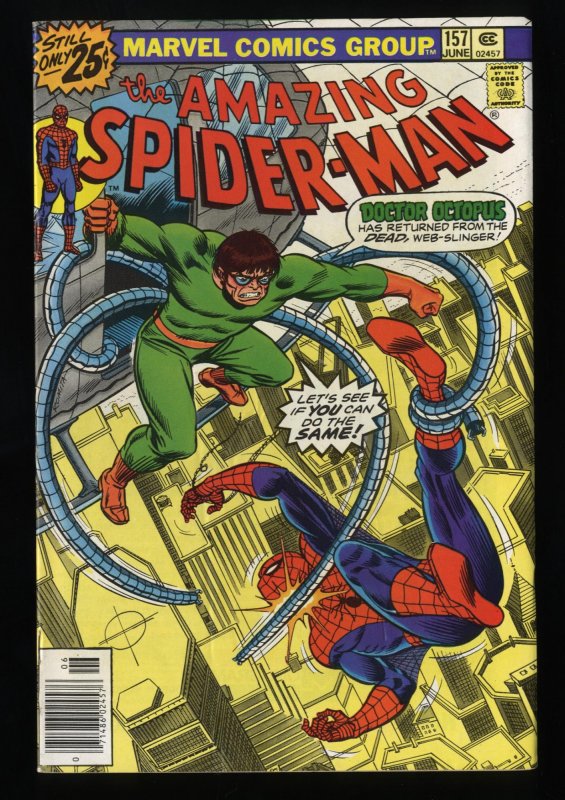 Amazing Spider-Man #157 VF- 7.5 Marvel Comics Spiderman Doctor Octopus!