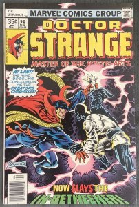 Doctor Strange #28 (1978, Marvel) 1st Cover App. of the In-Betweener. VF/NM
