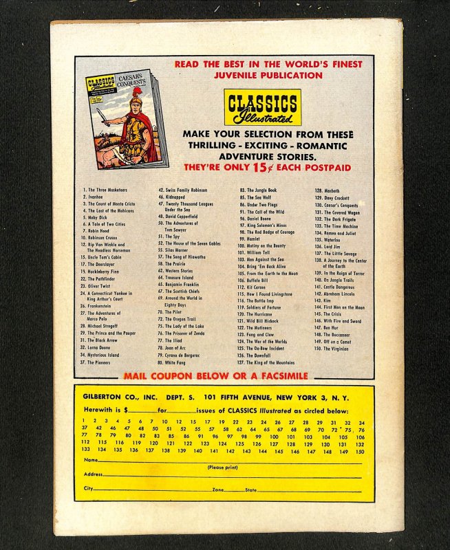 Classics Illustrated #151