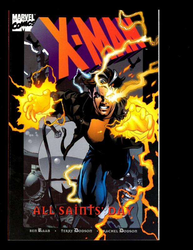 Lot Of 7 X-Man Marvel Comics 73 74 75 '96 '97 All Saints' Day -1 Flashback EK10