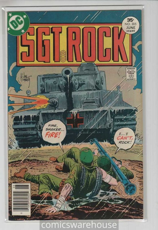 SGT ROCK (1977 DC) #305 NM A05859