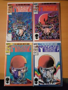 Machine Man 1-4 Complete Set Run! ~ NEAR MINT NM ~ 1984 Marvel Comics