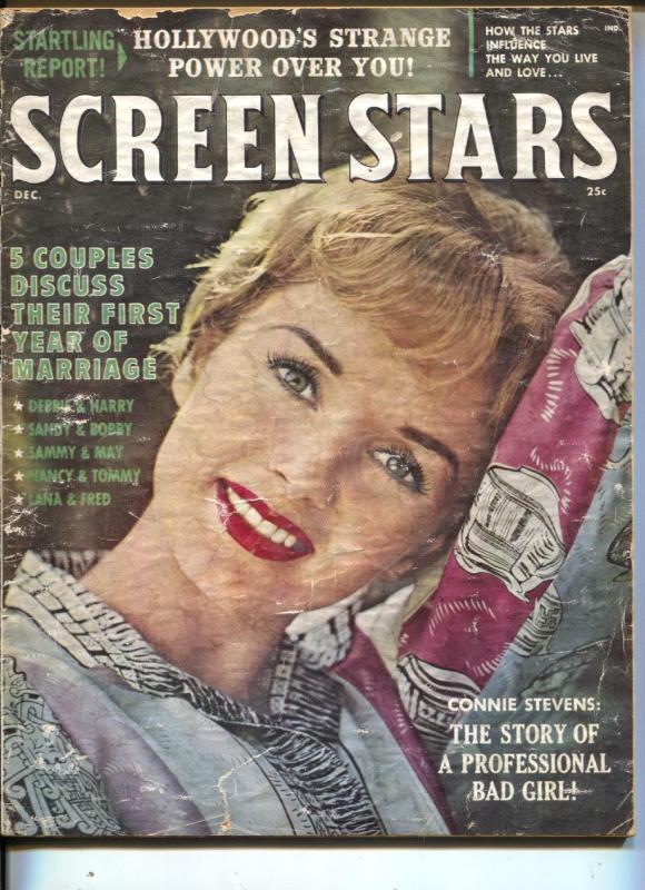 Screen Stars-Debbie Reynolds-Connie Stevens-Elvis-Dec-1961