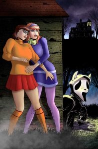My Nightmarish Ponies Velma & Daphne Ghost Face Cosplay 3 Book Set by Jacob Bear