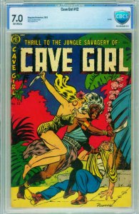 Cave Girl #12 CBCS 7.0 1954-ME-Good Girl Art by Bob Powell-Thunda