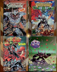 Shadowhawk #13, 15, 17 (Image 1994) Spawn, WildCATS, Others + Shadowbean Poster