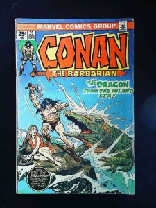 Conan The Barbarian #39  Marvel Comics 1974 Fn-