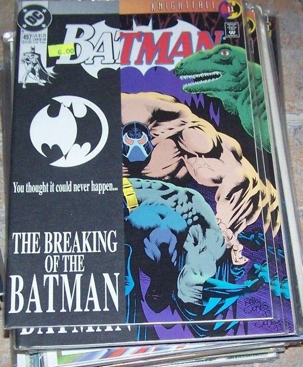 Batman #497 (Jul 1993, DC) BANE BREAKS BATMANS BACK KNIGHTFALL PT 11