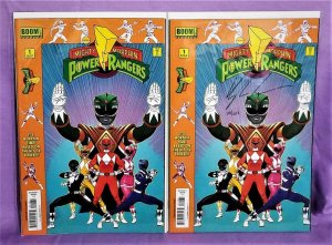 Mighty Morphin Power Rangers #1 Launch Party Kit Variant Signed (Boom!, 2016)!!!