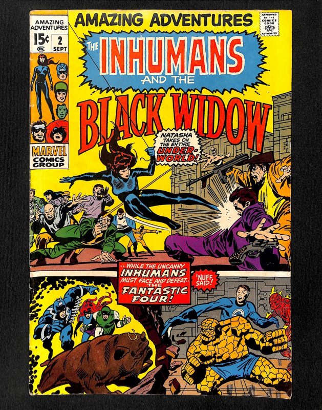 Amazing Adventures #2 Black Widow Inhumans!