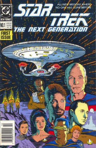 Star Trek: The Next Generation #1 (Newsstand) FN; DC | save on shipping - detail 