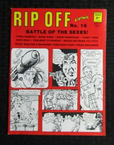 1987 RIP OFF COMIX #16 FVF 7.0 Gilbert Shelton / Freak Brothers