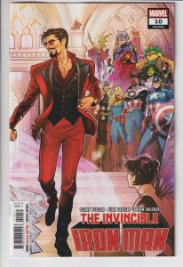 INVINCIBLE IRON MAN (2022 MARVEL) #10 CVR A LUCAS WERNECK