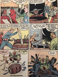 Doll man 95, reader(no staples)VS Peacock! WW2 JPN &AfroAmer stereotypes!