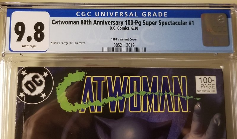 Catwoman 80th Anniversary 100 Page Super Spectacular #1 WP CGC 9.8 FREE SHIPPING