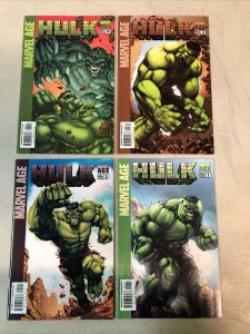 Marvel Age Hulk (2004) #1 2 3 4 (VF+/NM) Complete Set Run Shane Davis cover art