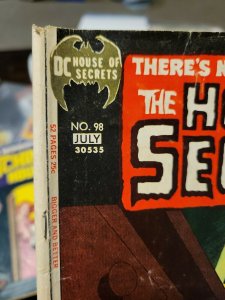 House of Secrets #98 DC Comics 1972 FN Kaluta Cover!