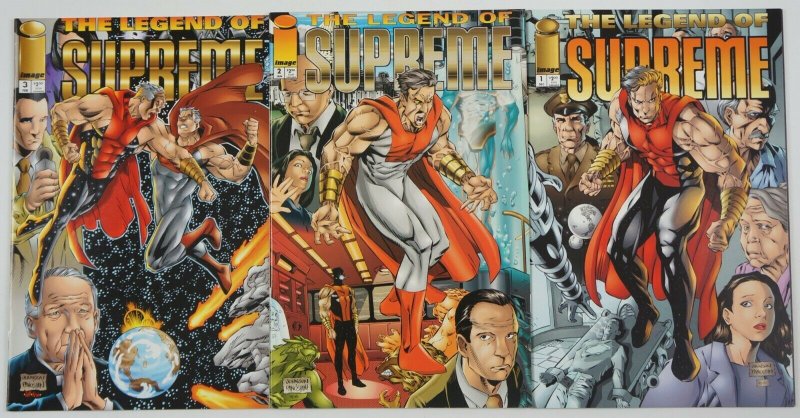 Legend of Supreme #1-3 VF/NM complete series - image comics - keith giffen  2