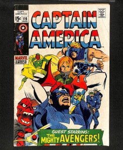 Captain America #116 Red Skull Avengers!