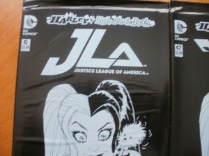 2 SEALED NEW HARLEY QUINN'S LITTLE BLACK BOOK Comic #6 (JLA) #47 (Justice League