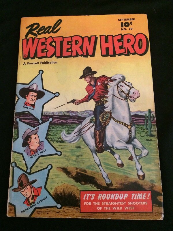 REAL WESTERN HERO #70 VG+ Condition