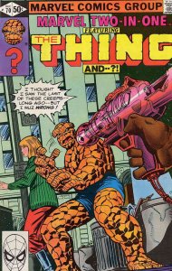 Marvel Two-In-One #70 VF ; Marvel | the Thing
