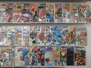 Huge Lot 160+ Comics W/ Fantastic Four, Iron Man, Thor + Avg VF- Condition!