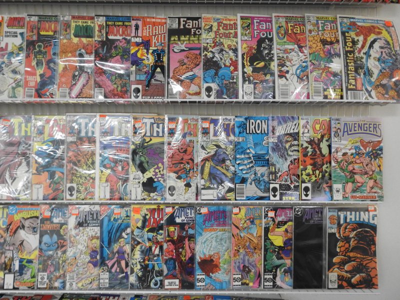 Huge Lot 160+ Comics W/ Fantastic Four, Iron Man, Thor + Avg VF- Condition!