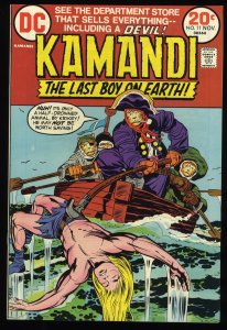 Kamandi, The Last Boy on Earth #11 VF 8.0 The Devil! Jack Kirby Cover Art!