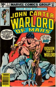 John Carter Warlord of Mars #3 (1977) Marvel Comic VF- (7.5) Ships Fast!