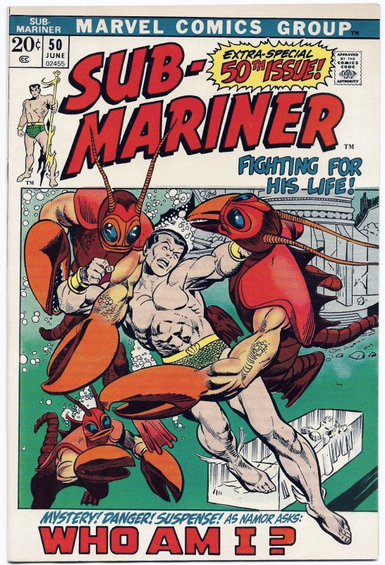 Sub-Mariner #50 (1972) VF/NM