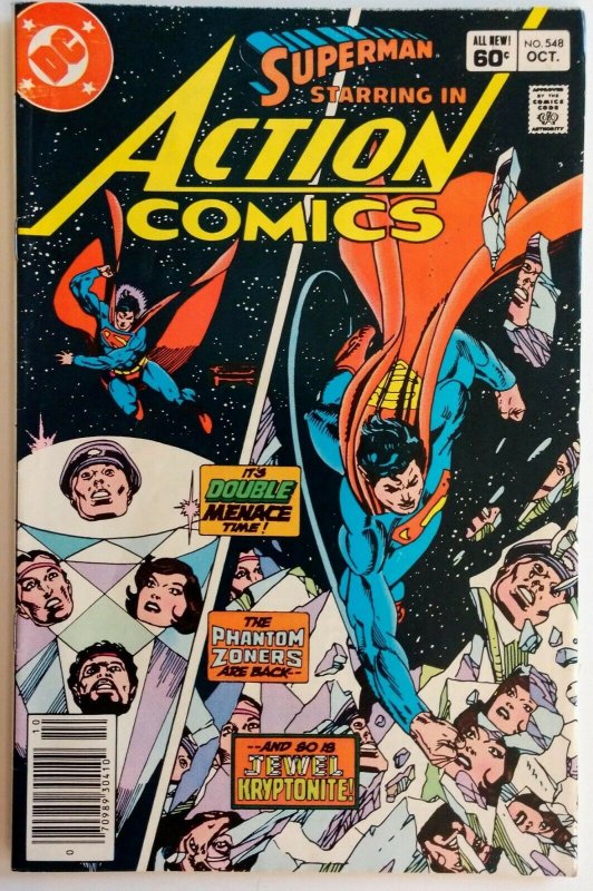 Action Comics #548 RARE MARK JEWELERS 