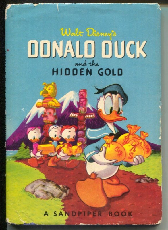 Donald Duck and The Hidden Gold 1951-Sandpiper-Al Taliferro-dust jacket-FN-