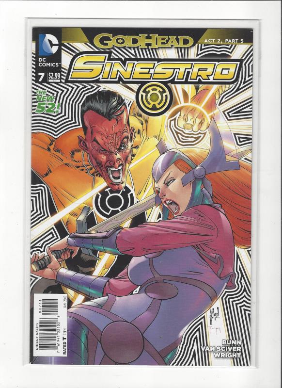 Sinestro #7 DC Comics New 52 Godhead NM/M