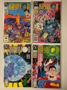 DC The World of Krypton Comics Set of 4: #1-4 4 Different Books 8.0 VF (1987)