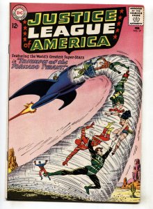 JUSTICE LEAGUE OF AMERICA #17-1963-DC-SUPERMAN-BATMAN-WONDER WOMAN-fn/vf