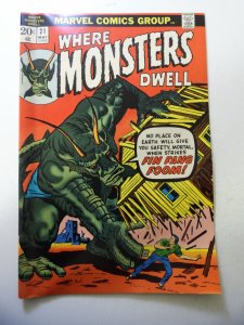 Where Monsters Dwell #21 (1973) FN- Condition