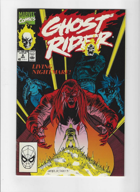 Ghost Rider, Vol. 2 #8 Signed by Javier Saltares (No COA)