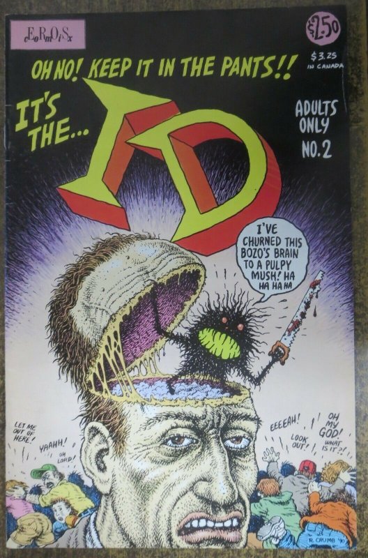 ID #2 by R. CRUMB F-VF. Rare Sketchbook drawings by the Underground master