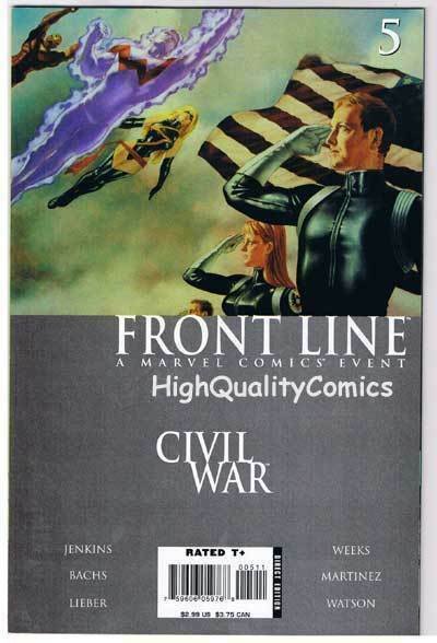 CIVIL WAR : FRONT LINE #5, NM-, Jenkins, Lieber, Bachs, 2006, more in store