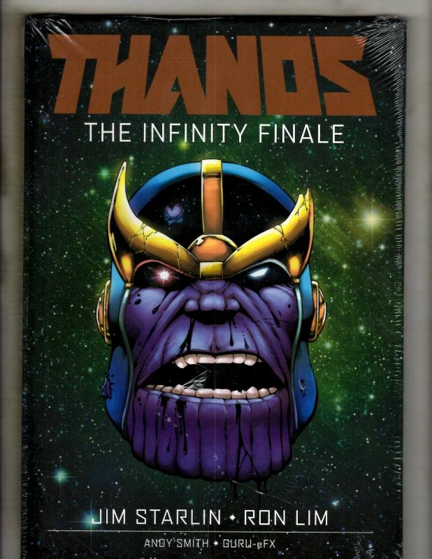 2 THANOS Graphic Novel Infinity Finale & Revelation Marvel Comics HARDCOVER J370