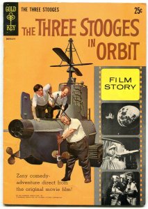 THREE STOOGES IN ORBIT FILM STORY-GOLD KEY PHOTO BOOK 1 VF