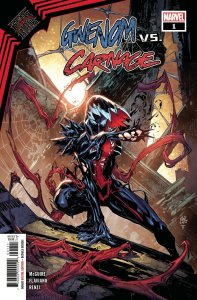 GWENOM VS CARNAGE #1 1ST PRINT COVER A LASHLEY MARVEL COMICS 2021 EB214