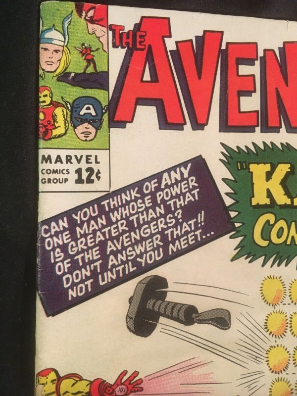 THE AVENGERS #8 First Appearance of Kang, VG+ Condition