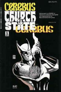 Cerebus: Church And State #5 FN ; Aardvark-Vanaheim | 54 Dave Sim Wolveroach