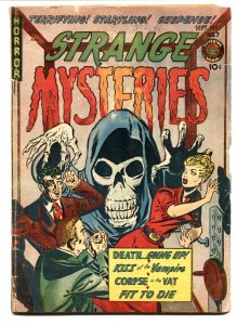 STRANGE MYSTERIES #7 1952- Golden Age horror comic G/VG