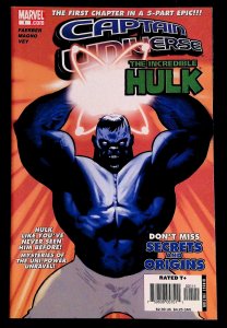 Captain Universe Hulk 1st Blue Hulk Jay Faerber Avengers Marvel Comics MCU